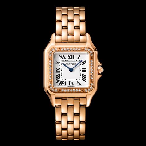 cartier rose gold watches|rose gold cartier watch women's.